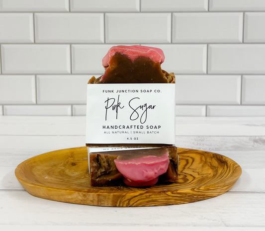 Pink Sugar Soap Bar